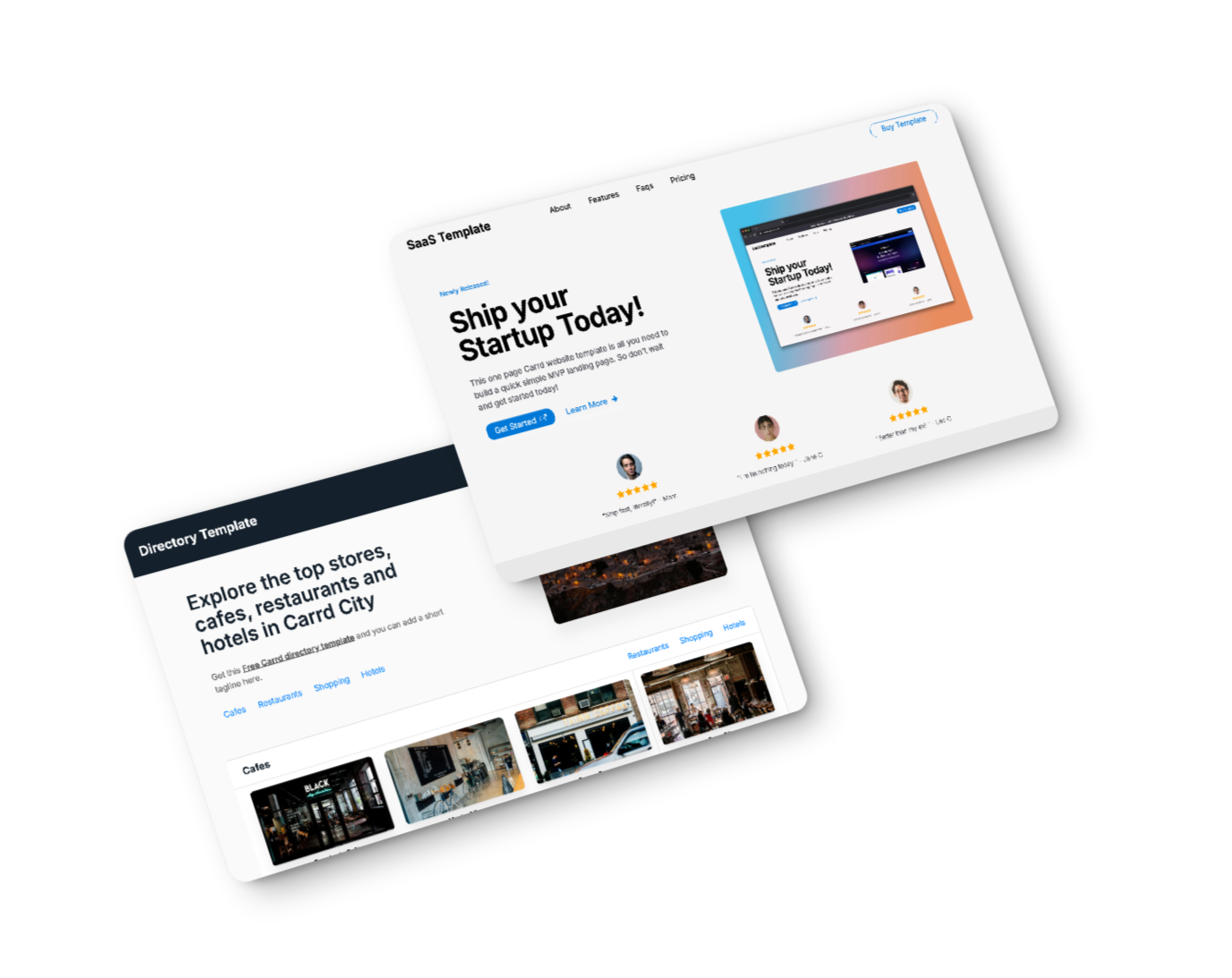 Free Carrd Templates & Plugins TemplateHQ