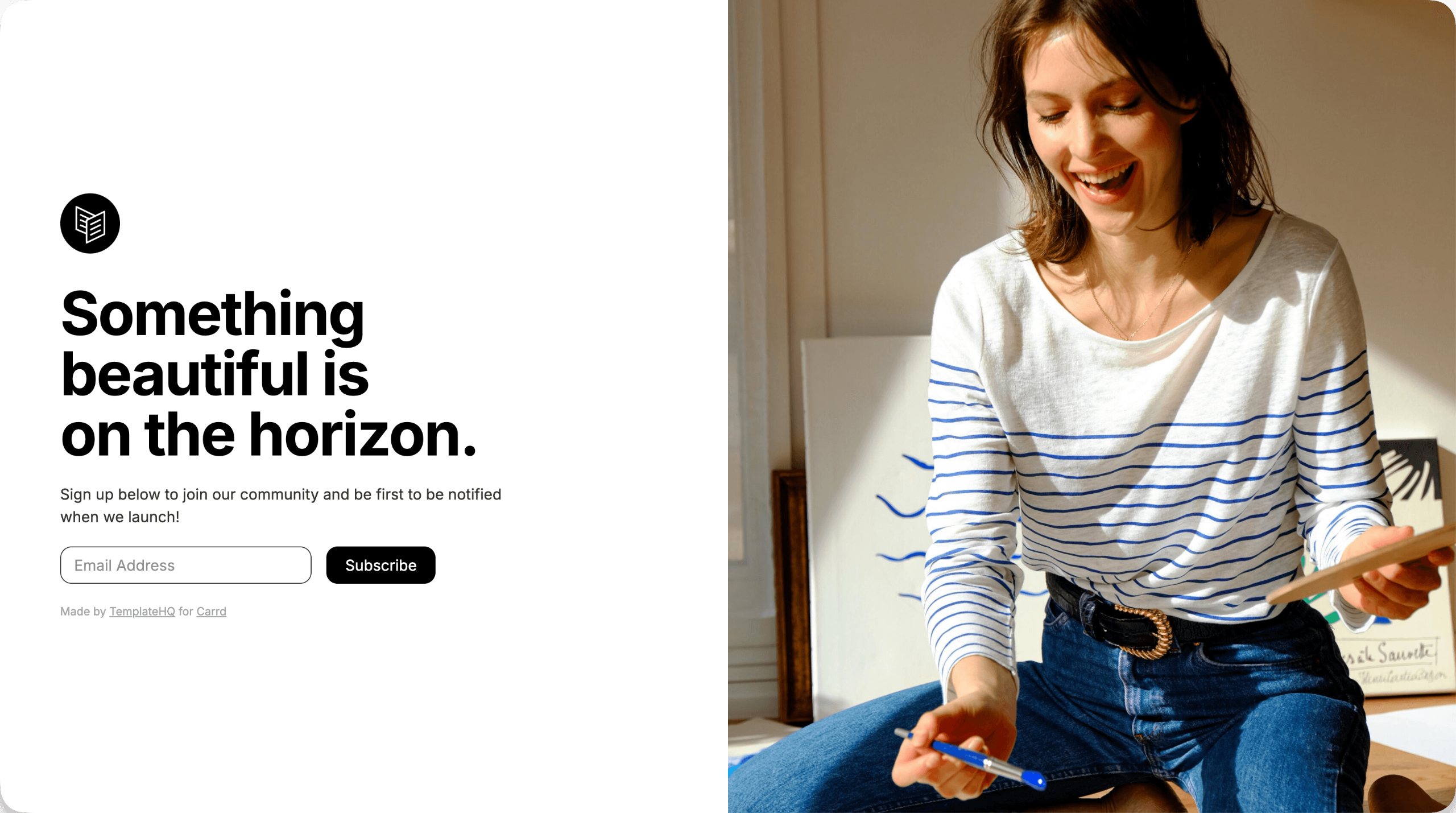 Carrd Coming Soon Template